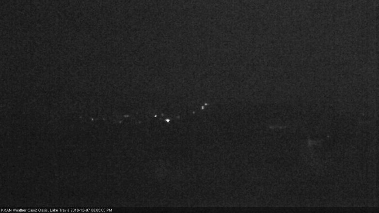 Lake Travis webcam, December 7, 2018 5:05 PM CT