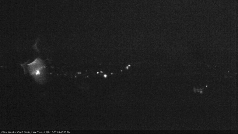 Lake Travis webcam, December 7, 2018 5:45 PM CT