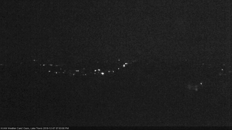 Lake Travis webcam, December 7, 2018 6:05 PM CT