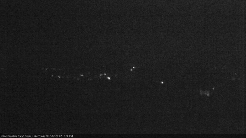 Lake Travis webcam, December 7, 2018 6:15 PM CT