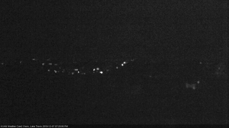 Lake Travis webcam, December 7, 2018 6:30 PM CT