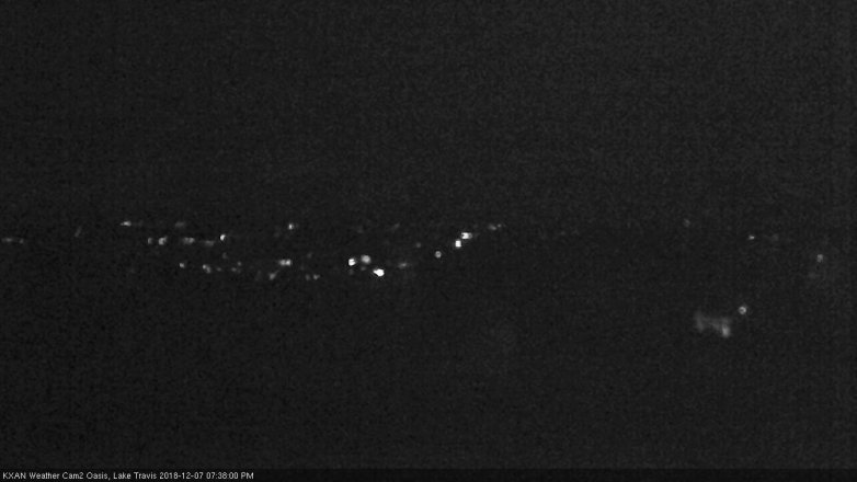 Lake Travis webcam, December 7, 2018 6:40 PM CT
