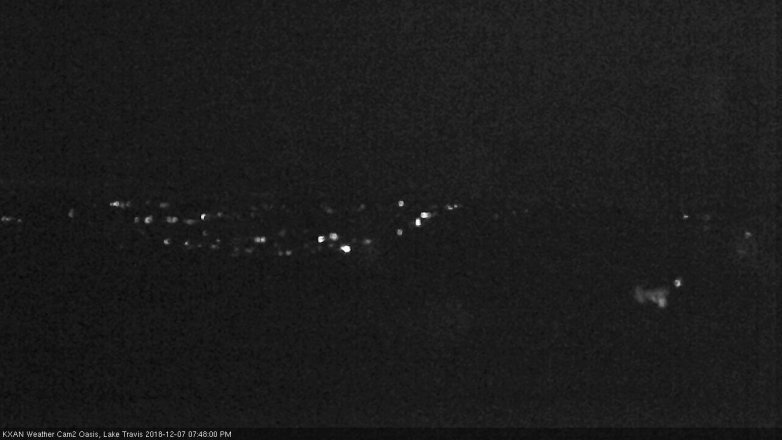 Lake Travis webcam, December 7, 2018 6:50 PM CT