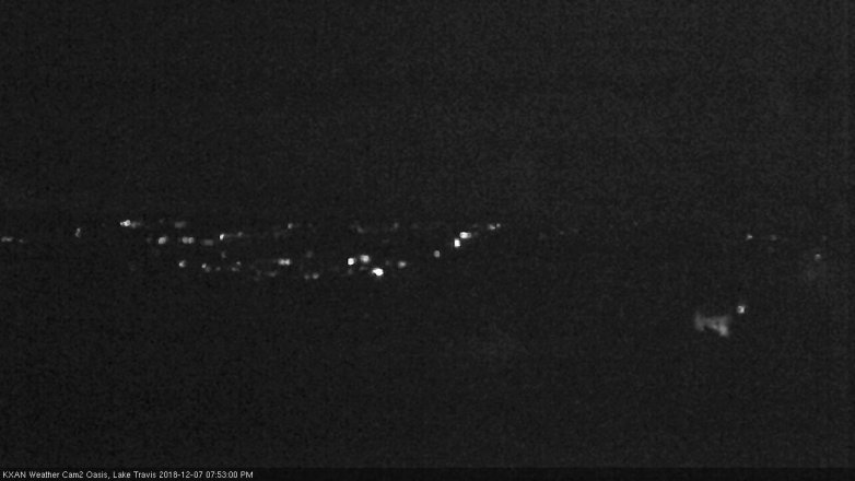 Lake Travis webcam, December 7, 2018 6:55 PM CT