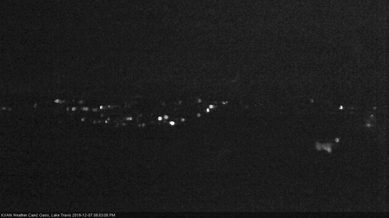 Lake Travis webcam, December 7, 2018 7:05 PM CT
