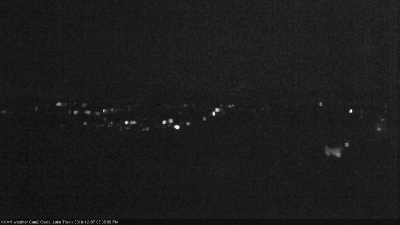 Lake Travis webcam, December 7, 2018 7:10 PM CT