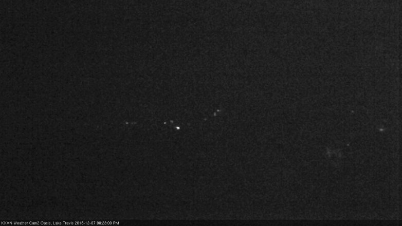 Lake Travis webcam, December 7, 2018 7:25 PM CT