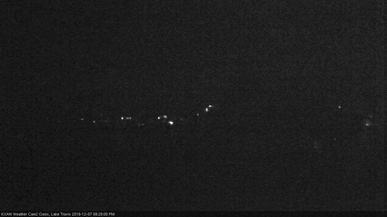 Lake Travis webcam, December 7, 2018 7:30 PM CT