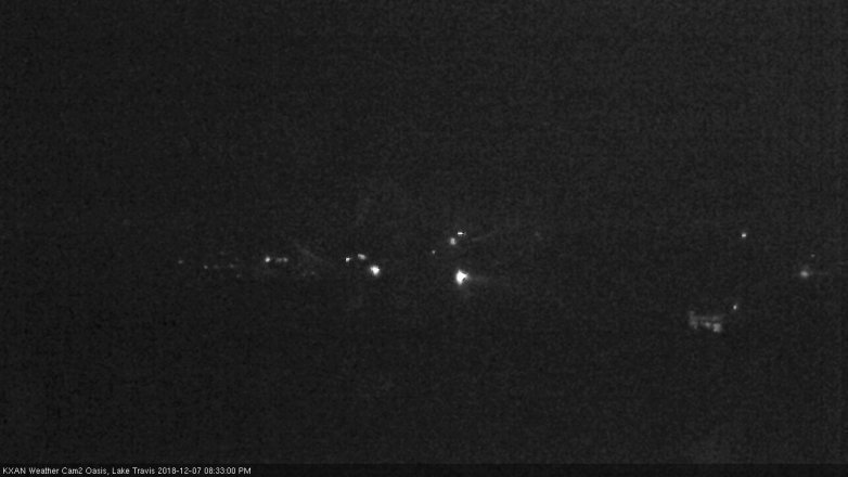 Lake Travis webcam, December 7, 2018 7:35 PM CT