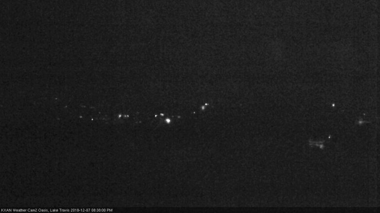Lake Travis webcam, December 7, 2018 7:40 PM CT