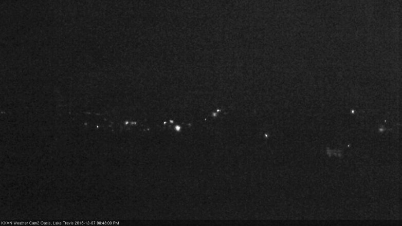 Lake Travis webcam, December 7, 2018 7:45 PM CT