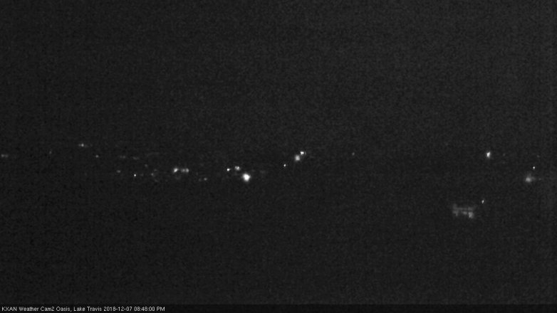 Lake Travis webcam, December 7, 2018 7:50 PM CT