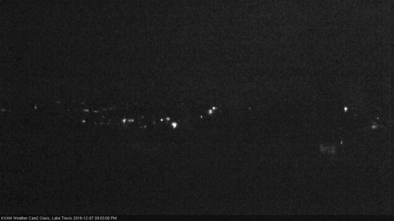 Lake Travis webcam, December 7, 2018 8:05 PM CT