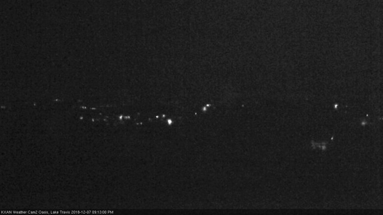 Lake Travis webcam, December 7, 2018 8:15 PM CT
