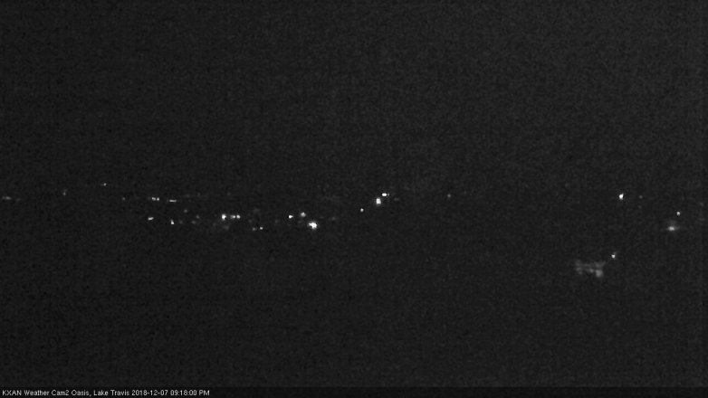 Lake Travis webcam, December 7, 2018 8:20 PM CT
