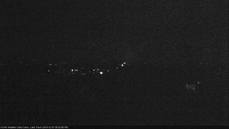 Lake Travis webcam, December 7, 2018 8:35 PM CT