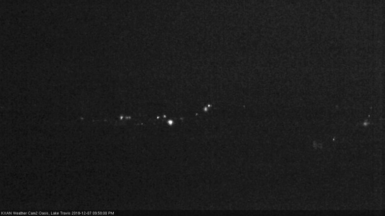 Lake Travis webcam, December 7, 2018 9:00 PM CT