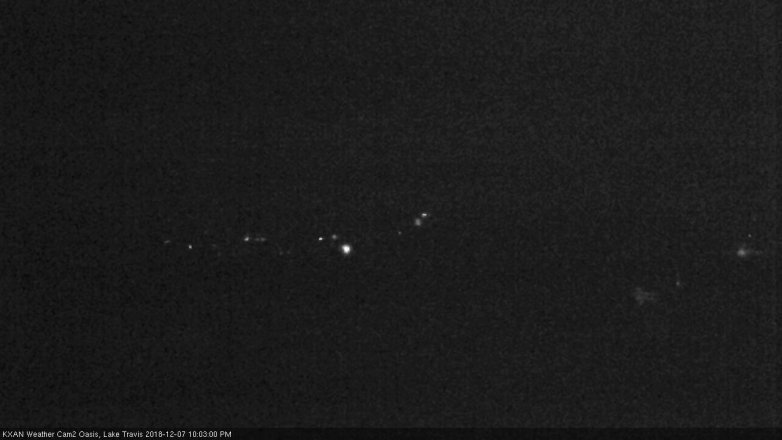 Lake Travis webcam, December 7, 2018 9:05 PM CT