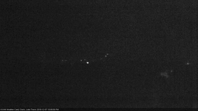 Lake Travis webcam, December 7, 2018 9:10 PM CT