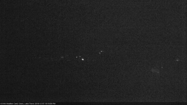 Lake Travis webcam, December 7, 2018 9:20 PM CT