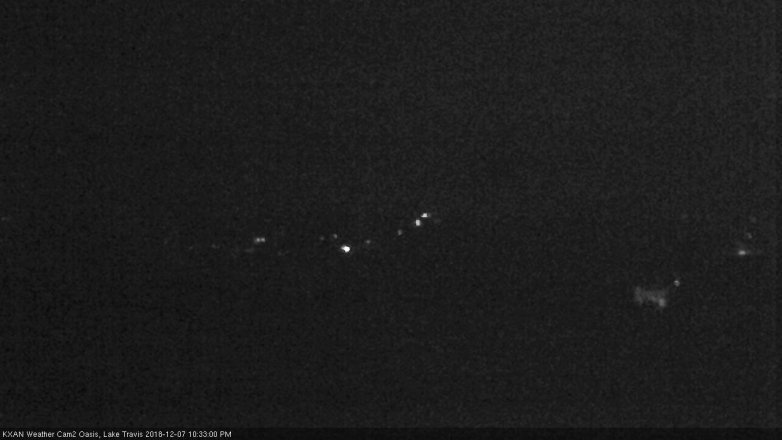 Lake Travis webcam, December 7, 2018 9:35 PM CT