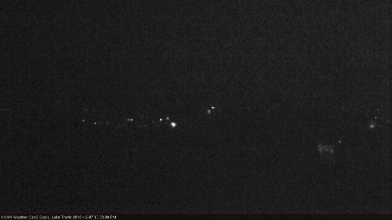 Lake Travis webcam, December 7, 2018 9:40 PM CT