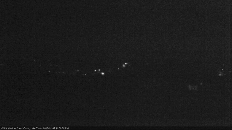 Lake Travis webcam, December 7, 2018 10:10 PM CT