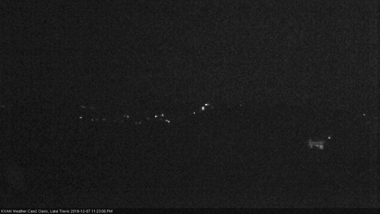 Lake Travis webcam, December 7, 2018 10:25 PM CT