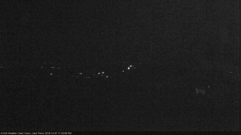 Lake Travis webcam, December 7, 2018 10:35 PM CT
