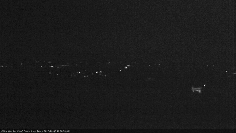 Lake Travis webcam, December 7, 2018 11:30 PM CT