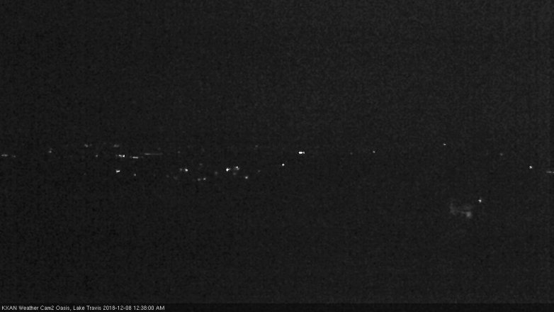 Lake Travis webcam, December 7, 2018 11:40 PM CT