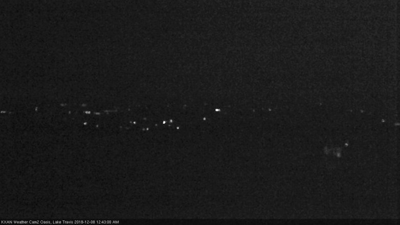 Lake Travis webcam, December 7, 2018 11:45 PM CT