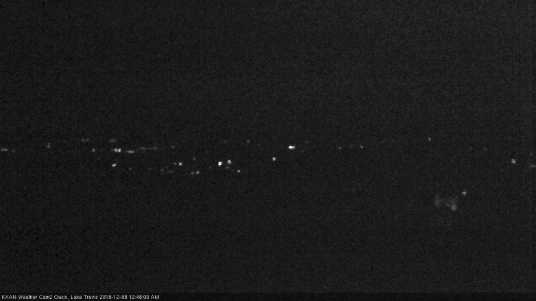 Lake Travis webcam, December 7, 2018 11:50 PM CT