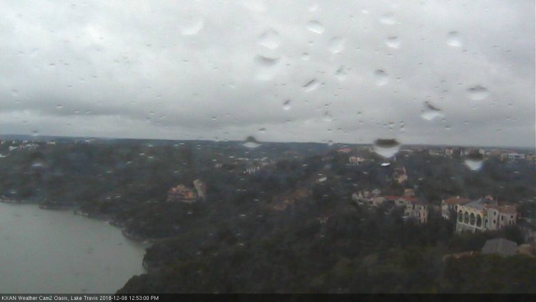 Lake Travis webcam, December 8, 2018 11:55 AM CT