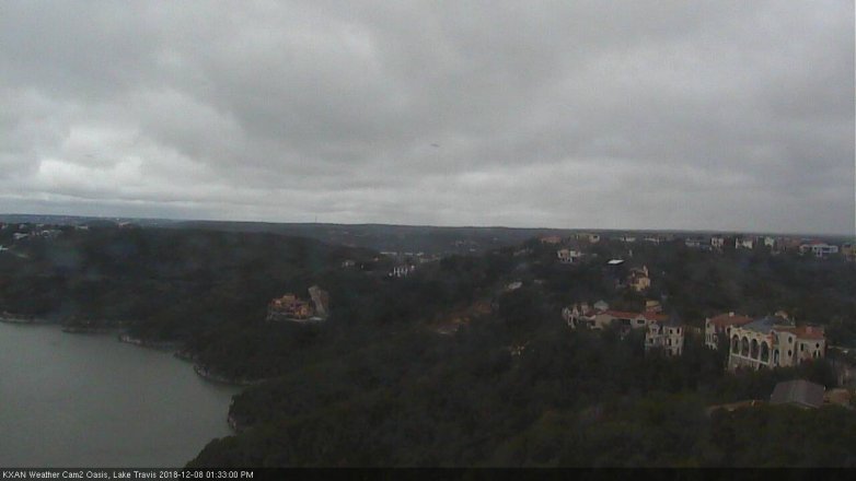Lake Travis webcam, December 8, 2018 12:35 PM CT