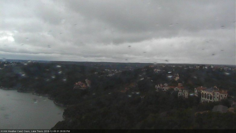 Lake Travis webcam, December 8, 2018 12:40 PM CT