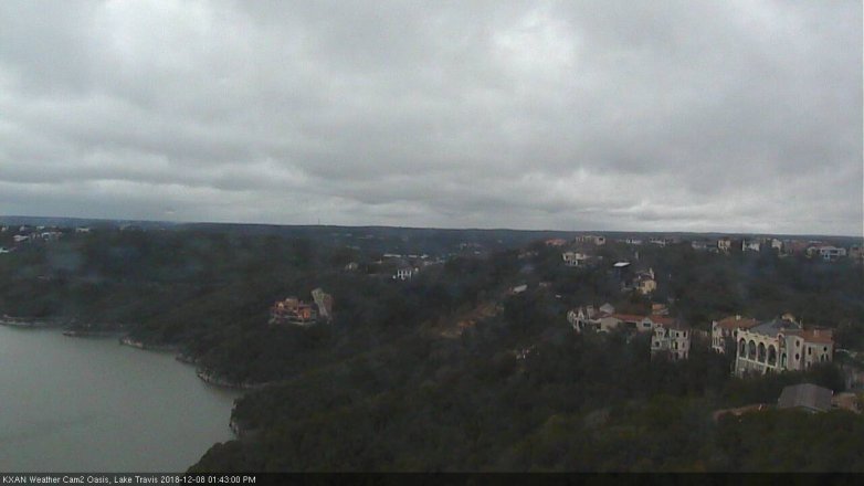Lake Travis webcam, December 8, 2018 12:45 PM CT