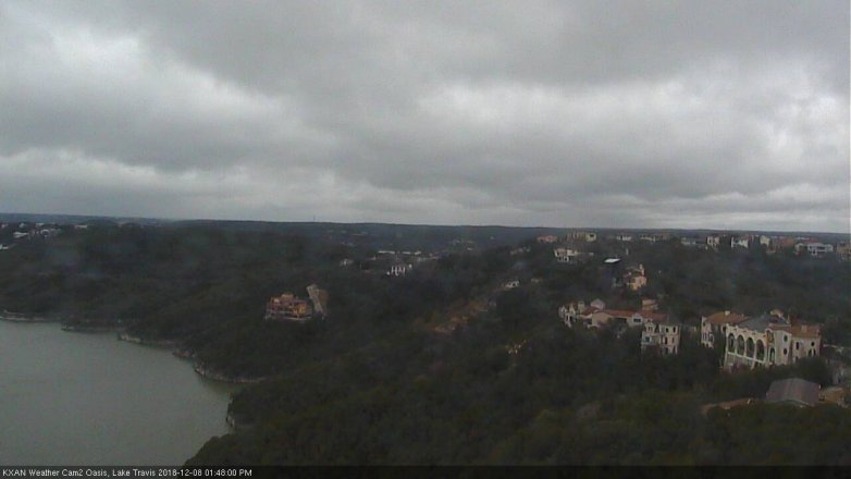 Lake Travis webcam, December 8, 2018 12:50 PM CT