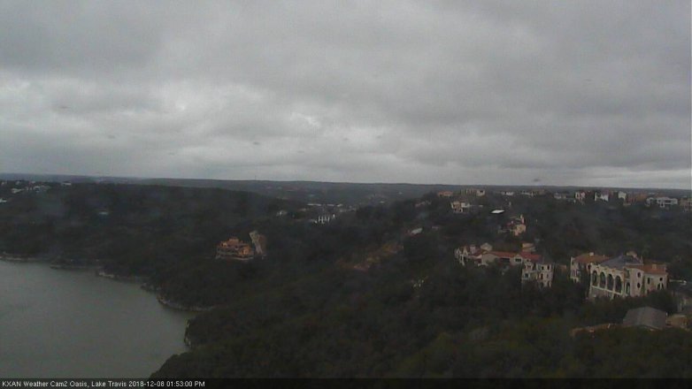 Lake Travis webcam, December 8, 2018 12:55 PM CT