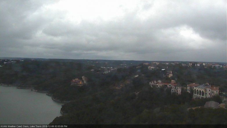 Lake Travis webcam, December 8, 2018 1:05 PM CT