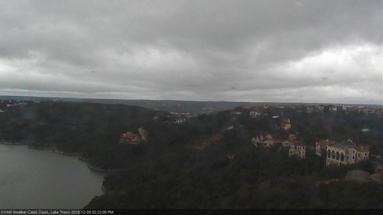 Lake Travis webcam, December 8, 2018 1:25 PM CT