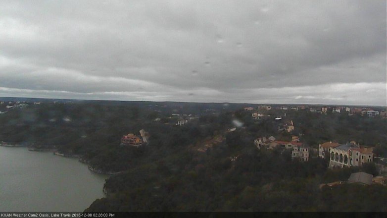 Lake Travis webcam, December 8, 2018 1:30 PM CT
