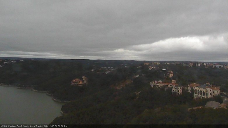 Lake Travis webcam, December 8, 2018 2:00 PM CT