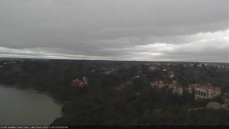 Lake Travis webcam, December 8, 2018 2:05 PM CT
