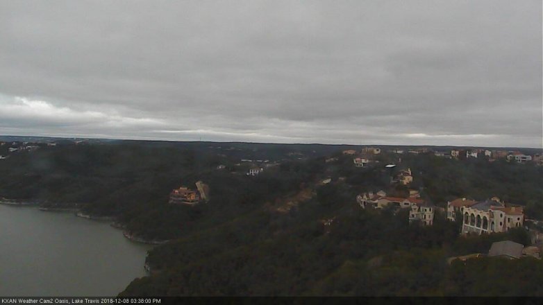 Lake Travis webcam, December 8, 2018 2:40 PM CT
