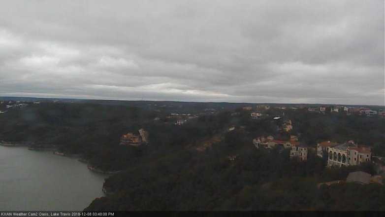 Lake Travis webcam, December 8, 2018 2:50 PM CT