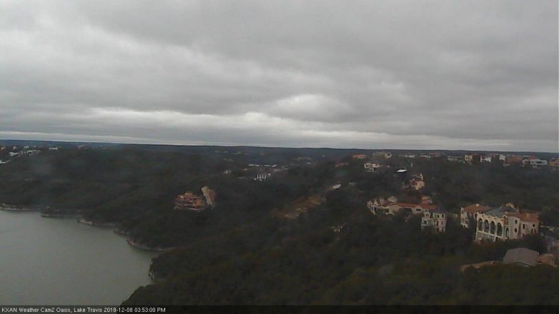 Lake Travis webcam, December 8, 2018 2:55 PM CT