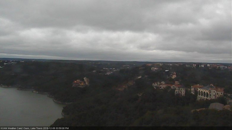 Lake Travis webcam, December 8, 2018 3:00 PM CT