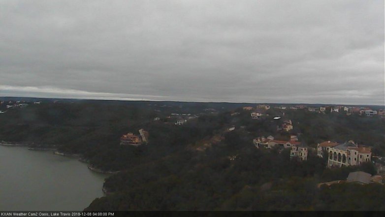 Lake Travis webcam, December 8, 2018 3:10 PM CT