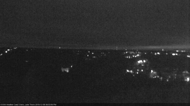 Lake Travis webcam, December 8, 2018 5:05 PM CT